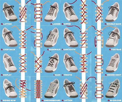 shoes lacing patterns